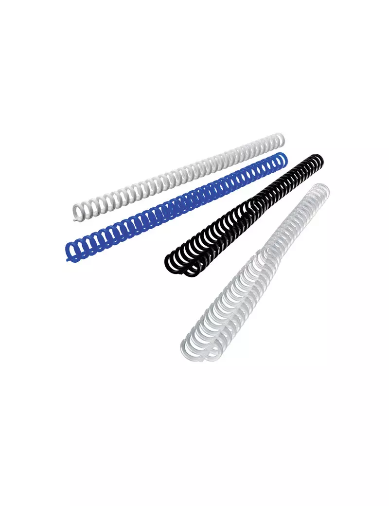 Dorsini Spiralati Plastici ClickBind GBC - 12 mm - 100 Fogli - 387319E (Ghiaccio Conf. 50) Dorsini Spiralati Plastici ClickBind GBC - 12 mm - 100 Fogli - 387319E (Ghiaccio Conf. 50)
