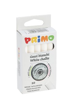 Gessetti Scolastici Antipolvere Primo Morocolor - 011GB10R (Bianco Tondi Conf. 10)