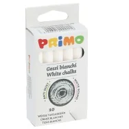 Gessetti Scolastici Antipolvere Primo Morocolor - 011GB10R (Bianco Tondi Conf. 10)