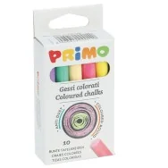 Gessetti Scolastici Antipolvere Primo Morocolor - 014GC10R (Assortiti Tondi Conf. 10)