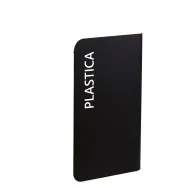 Etichetta in Vinile per Raccolta Differenziata Rubik Medial International - Plastica - 711101 (Bianco su Nero)