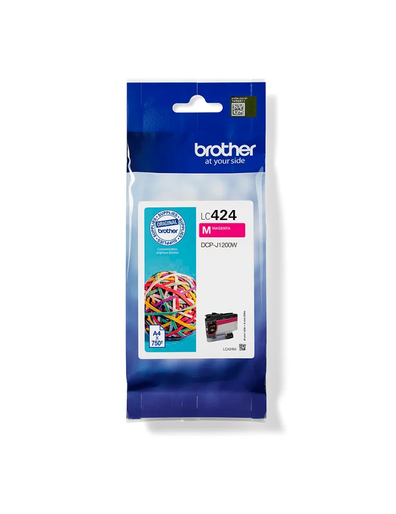 Cartuccia Originale Brother LC-424C (Ciano 750 pagine) Cartuccia Originale Brother LC-424C (Ciano 750 pagine)