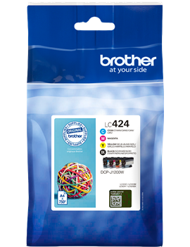 Multipack Cartucce Originali Brother LC-424VAL (Nero e Colori 3000 pagine)