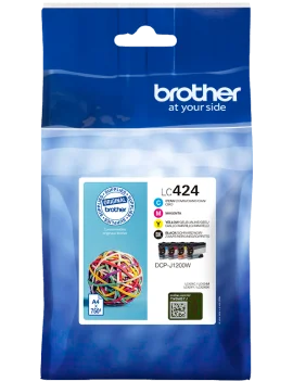 Multipack Cartucce Originali Brother LC-424VAL (Nero e Colori 3000 pagine)