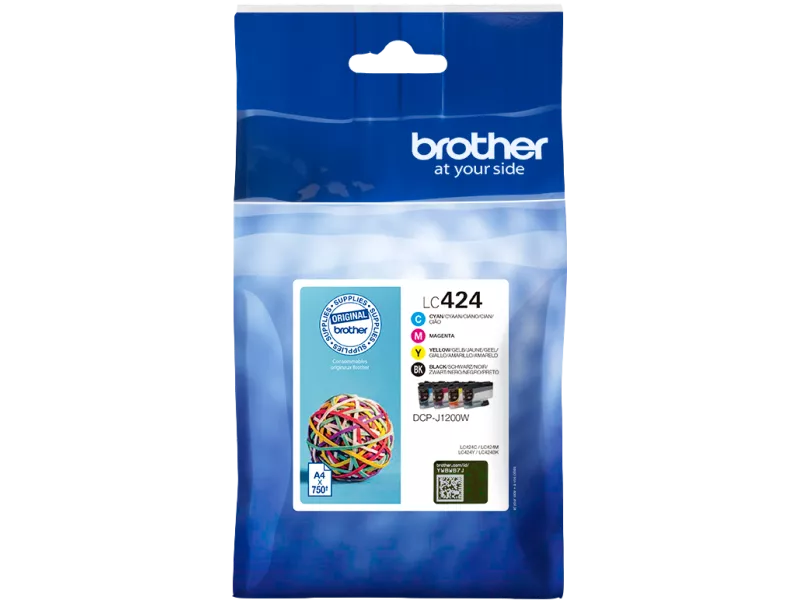 Multipack Cartucce Originali Brother LC-424VAL (Nero e Colori 3000 pagine)