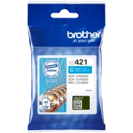 Cartuccia Originale Brother LC-421C (Ciano 200 pagine)