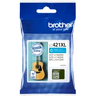 Cartuccia Originale Brother LC-421XLC (Ciano 500 pagine)