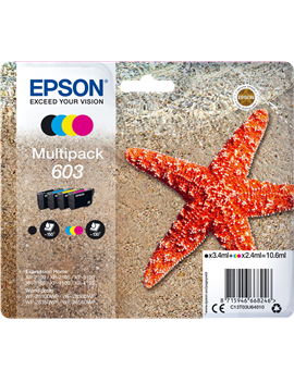 Mulltipack Cartucce Originali Epson T03U640 603 (Nero e Colori Conf. 4)