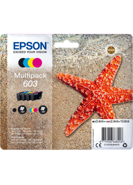 Mulltipack Cartucce Originali Epson T03U640 603 (Nero e Colori Conf. 4)