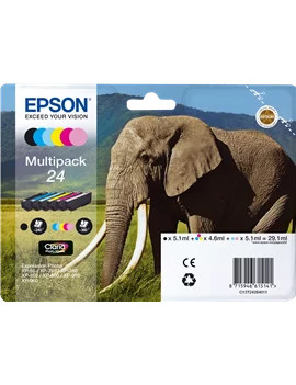 Multipack Cartucce Originali Epson T242840 24 (Nero e Colori 2000 pagine)