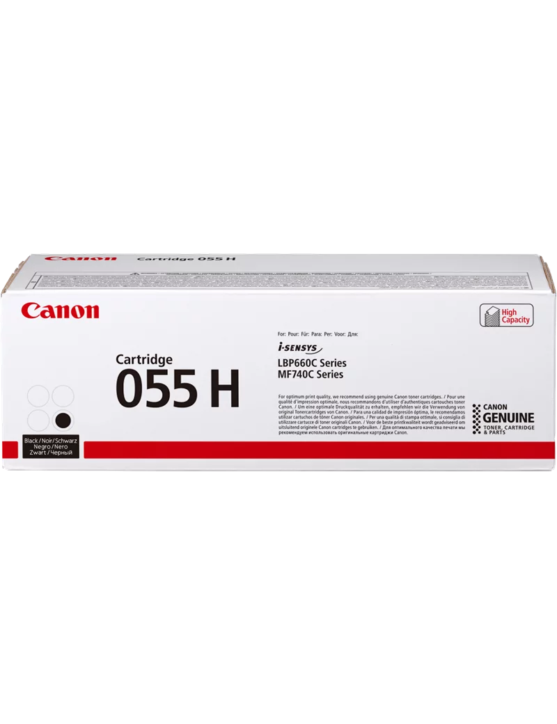 Toner Originale Canon 055hbk 3020C004 (Nero 7600 pagine) Toner Originale Canon 055hbk 3020C004 (Nero 7600 pagine)