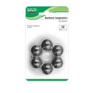Magneti per Lavagne Lebez - 20 mm - MR-20-N (Nero Conf. 12)
