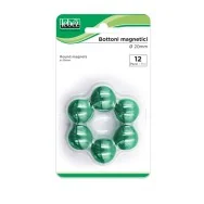 Magneti per Lavagne Lebez - 20 mm - MR-20-V (Verde Conf. 12)