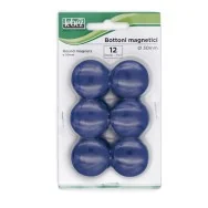 Magneti per Lavagne Lebez - 23 mm - MR-30-BL (Blu Conf. 12)