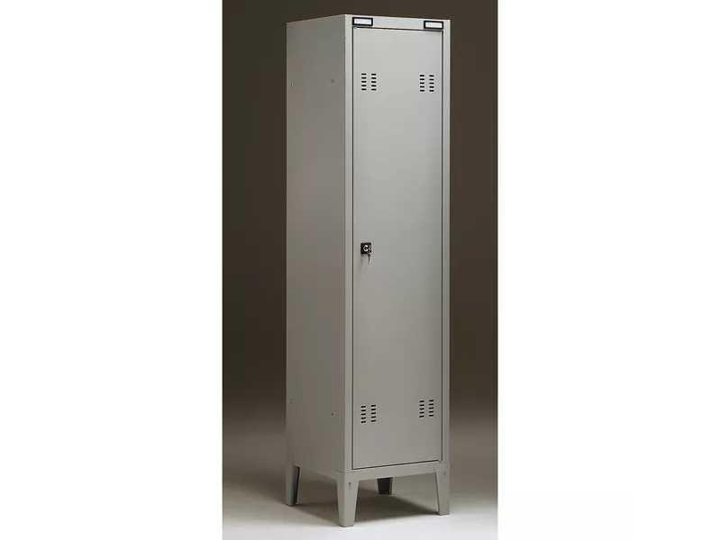 Armadio Spogliatoio in Metallo Tecnical 2 - 1 Posto - 38x35x180 cm - B1G (Grigio)