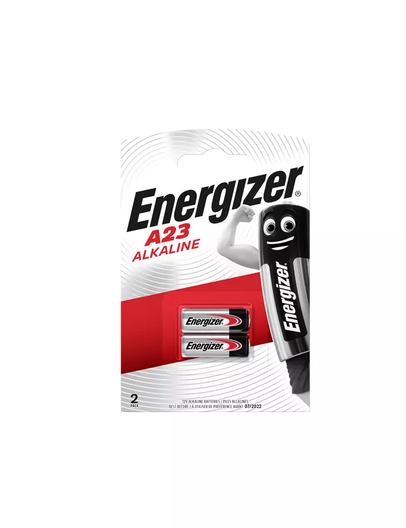 Pila Specialistica Energizer - A23/E23A - 12 V - E300781300 (Conf. 2) Pila Specialistica Energizer - A23/E23A - 12 V - E300781300 (Conf. 2)