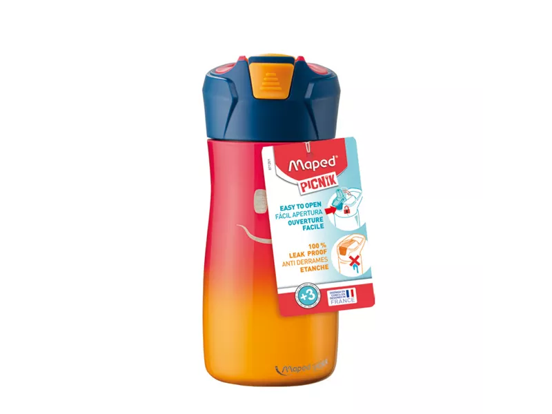 Borraccia in Acciaio Picnik Concept Maped - 430 ml - 871201 (Rosa Corallo)