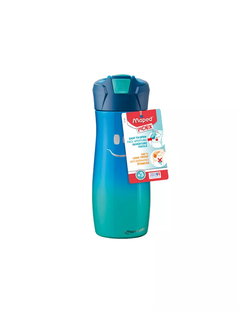 Borraccia in Acciaio Picnik Concept Maped - 580 ml - 871303 (Blu) Borraccia in Acciaio Picnik Concept Maped - 580 ml - 871303 (Blu)