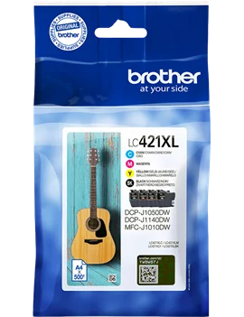 Multipack Cartucce Originali Brother LC-421XLVAL (Nero e Colori 800 pagine)