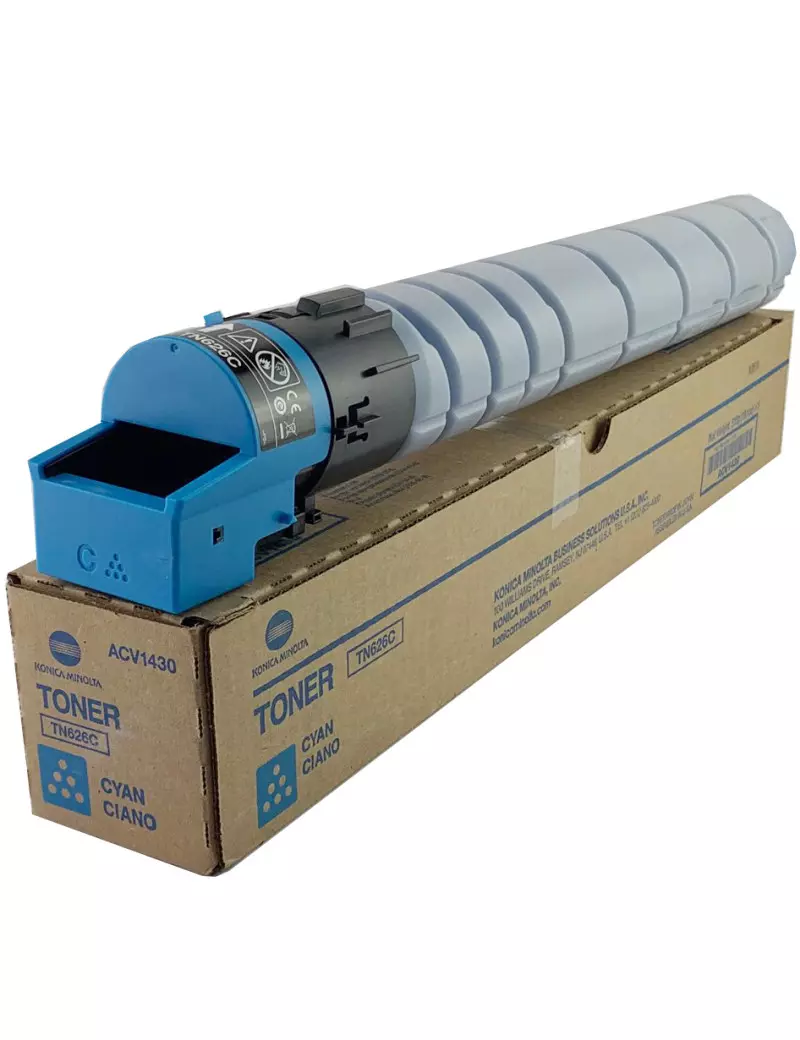 Toner Originale Konica Minolta TN626C ACV1450 (Ciano 28000 pagine) Toner Originale Konica Minolta TN626C ACV1450 (Ciano 28000 pagine)