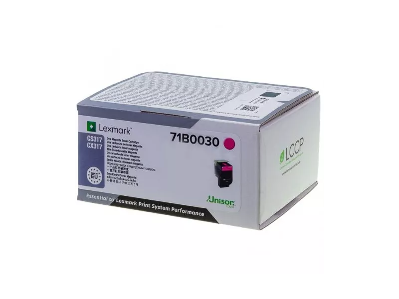 Toner Originale Lexmark 71B0030 (Magenta 2300 pagine) Toner Originale Lexmark 71B0030 (Magenta 2300 pagine)