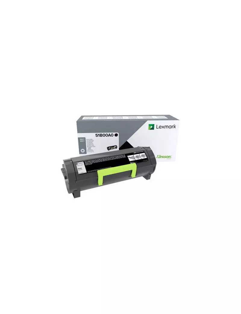 Toner Originale Lexmark 51B00A0 (Nero 2500 pagine) Toner Originale Lexmark 51B00A0 (Nero 2500 pagine)