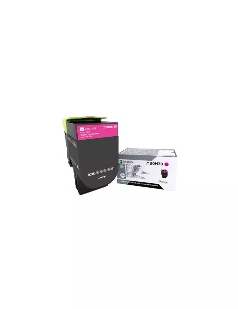 Toner Originale Lexmark 71B0H30 (Magenta 3500 pagine) Toner Originale Lexmark 71B0H30 (Magenta 3500 pagine)