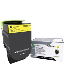 Toner Originale Lexmark 71B0H40 (Giallo 3500 pagine)