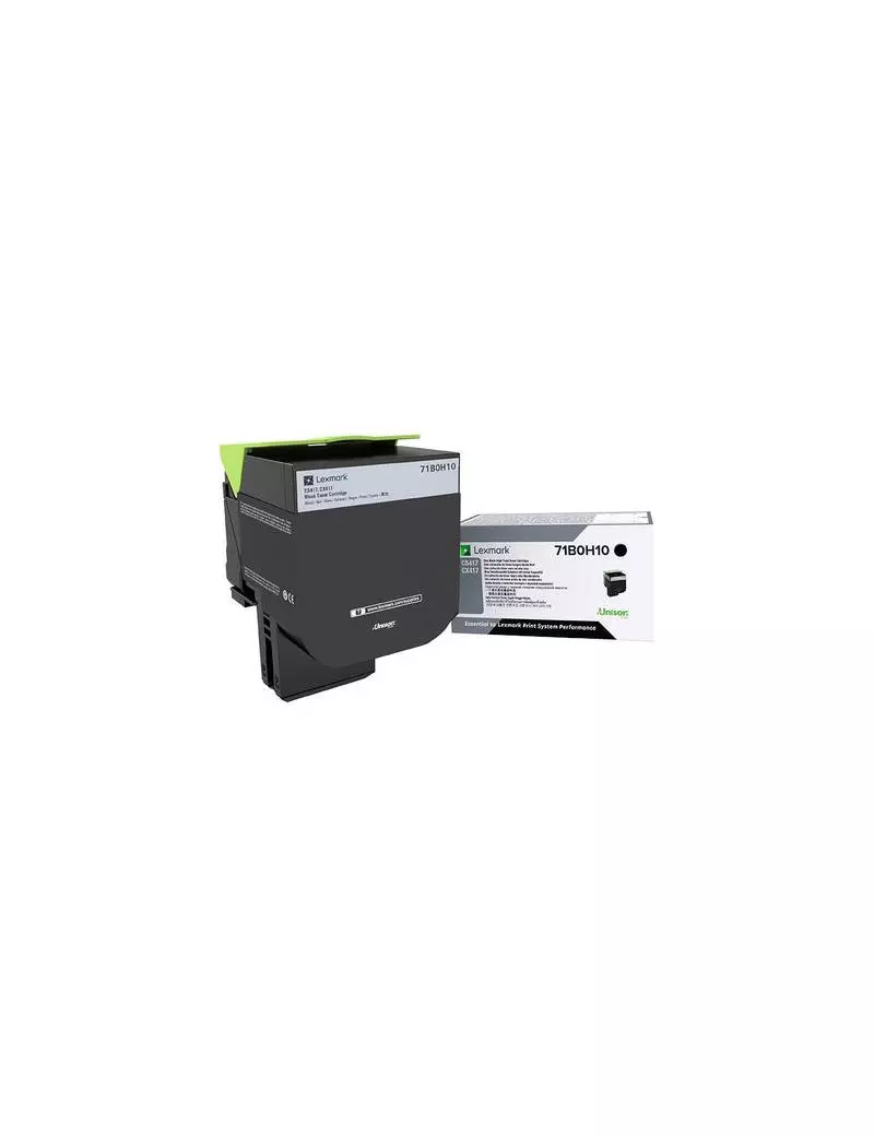 Toner Originale Lexmark 71B0H10 (Nero 6000 pagine) Toner Originale Lexmark 71B0H10 (Nero 6000 pagine)