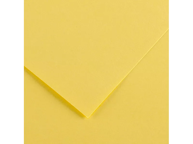 Cartoncino Colorato Colorline Canson - 70x100 cm - 220 g - 200041188 (Giallo Paglia Conf. 25)