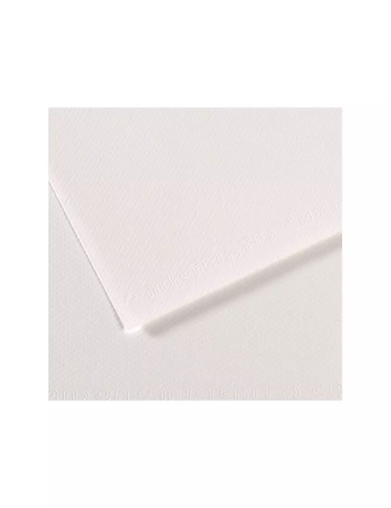 Carta Colorata Mi-Teintes Canson - A4 - 160 g - C31027S001 (Bianco Conf. 25)