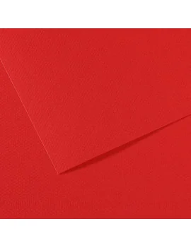 Carta Colorata Mi-Teintes Canson - A4 - 160 g - C31032S025 (Rosso Vivo Conf. 25)