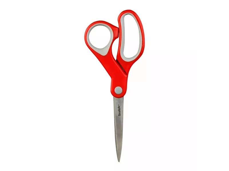 Forbici Comfort Scotch 3M - 18 cm - 47820 (Rosso e Grigio)
