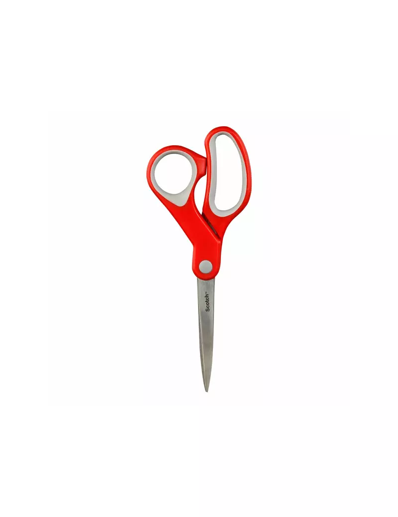 Forbici Comfort Scotch 3M - 18 cm - 47820 (Rosso e Grigio) Forbici Comfort Scotch 3M - 18 cm - 47820 (Rosso e Grigio)