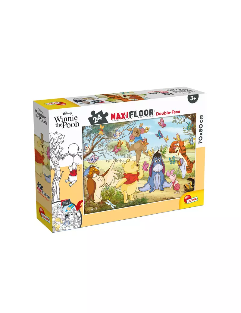 Puzzle Disney Winnie the Pooh Lisciani - 24 Pezzi - 86665 Puzzle Disney Winnie the Pooh Lisciani - 24 Pezzi - 86665