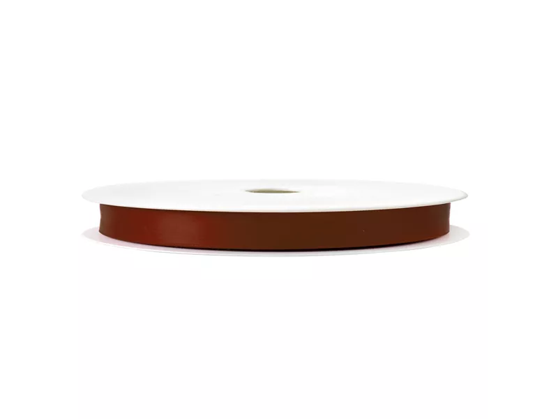 Nastro Doppio Raso Brizzolari - 10 mm x 25 m - 01232757 (Marrone)