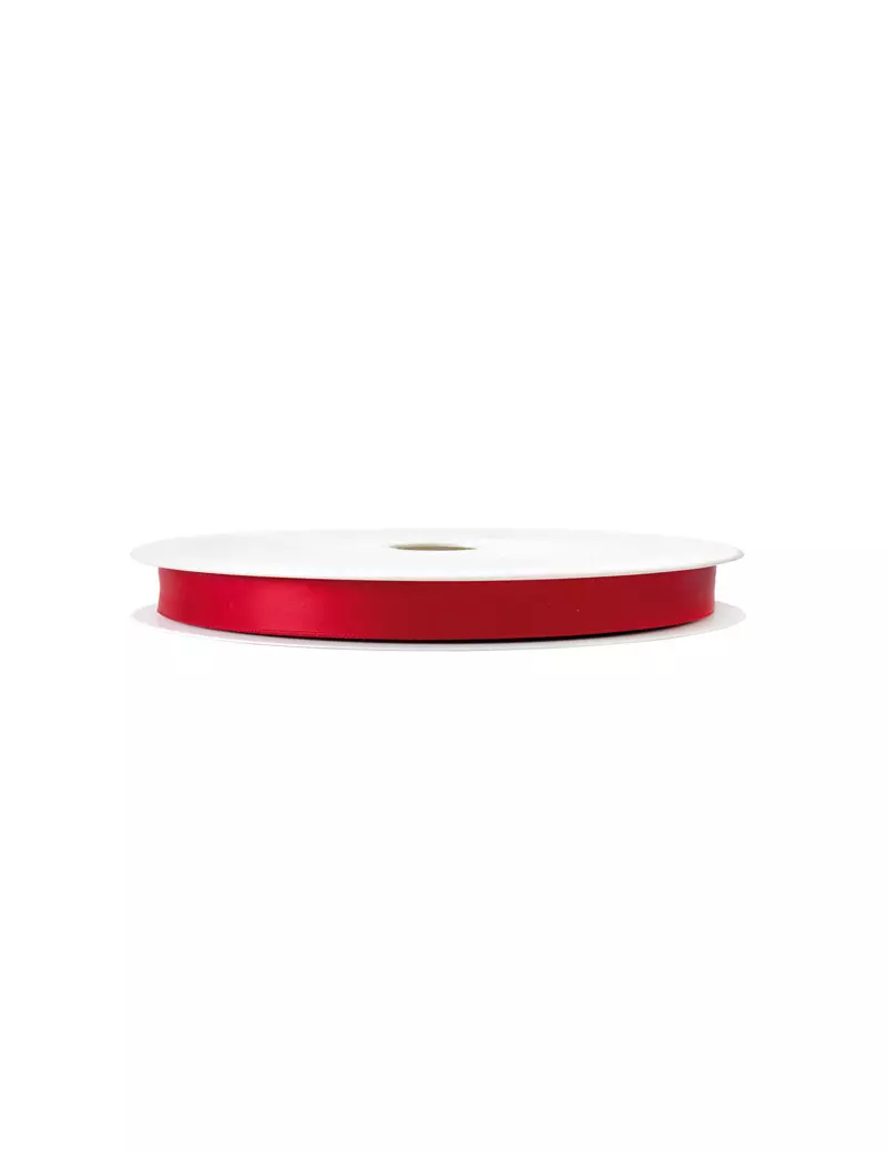 Nastro Doppio Raso Brizzolari - 10 mm x 25 m - 01232732 (Rosso)