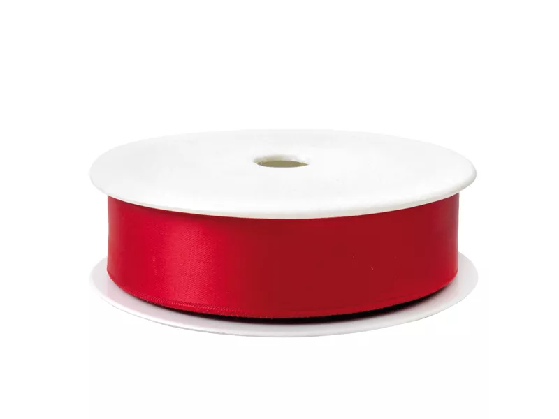 Nastro Doppio Raso Brizzolari - 25 mm x 25 m - 01232835 (Rosso)