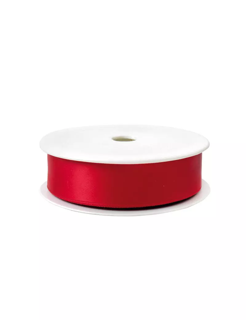 Nastro Doppio Raso Brizzolari - 25 mm x 25 m - 01232835 (Rosso)