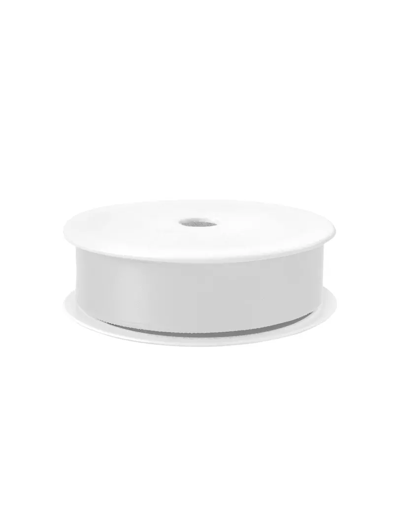 Nastro Doppio Raso Brizzolari - 25 mm x 25 m - 01232801 (Bianco) Nastro Doppio Raso Brizzolari - 25 mm x 25 m - 01232801 (Bianco)