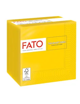 Tovaglia in Carta Fato - 24x24 m - 2 Veli - 82221003 (Giallo Conf. 100)