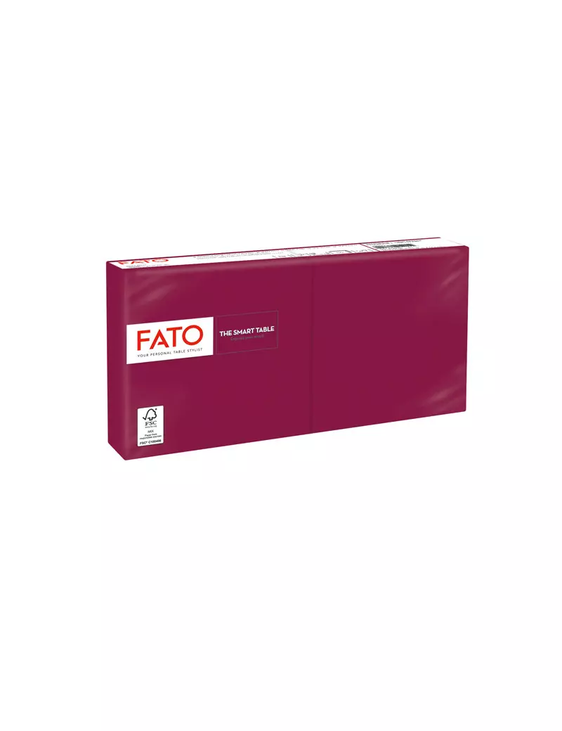 Tovaglioli in Carta Fato - 24x24 cm - 2 Veli - 82543003 (Bordeaux Conf. 100) Tovaglioli in Carta Fato - 24x24 cm - 2 Veli - 82543003 (Bordeaux Conf. 100)