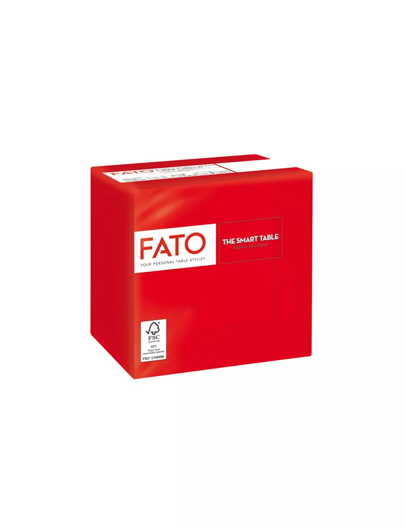 Tovaglioli in Carta Fato - 24x24 cm - 2 Veli - 82227003 (Rosso Conf. 100) Tovaglioli in Carta Fato - 24x24 cm - 2 Veli - 82227003 (Rosso Conf. 100)