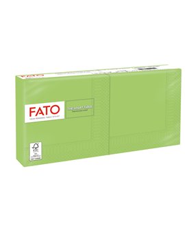 Tovaglioli in Carta Fato - 24x24 cm - 2 Veli - 82227003 (Verde Mela Conf. 100)