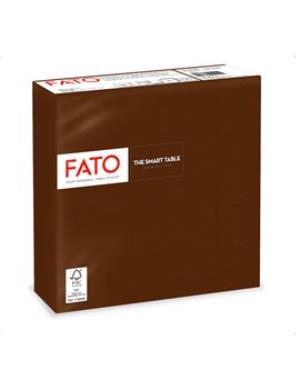 Tovaglioli in Carta Fato - 33x33 cm - 2 Veli - 82622400 (Cioccolata Conf. 50)