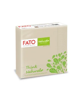 Tovaglioli in Carta Natural Style Fato - 33x33 cm - 2 Veli - 82595000 (Avana Conf. 50)