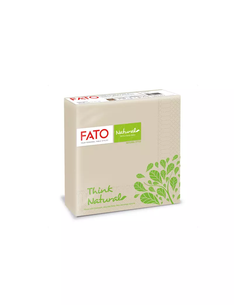 Tovaglioli in Carta Natural Style Fato - 33x33 cm - 2 Veli - 82595000 (Avana Conf. 50) Tovaglioli in Carta Natural Style Fato - 33x33 cm - 2 Veli - 82595000 (Avana Conf. 50)