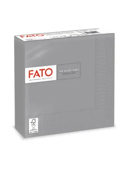 Tovaglioli in Carta Fato - 33x33 cm - 2 Veli - 82623700 (Grigio Conf. 50)