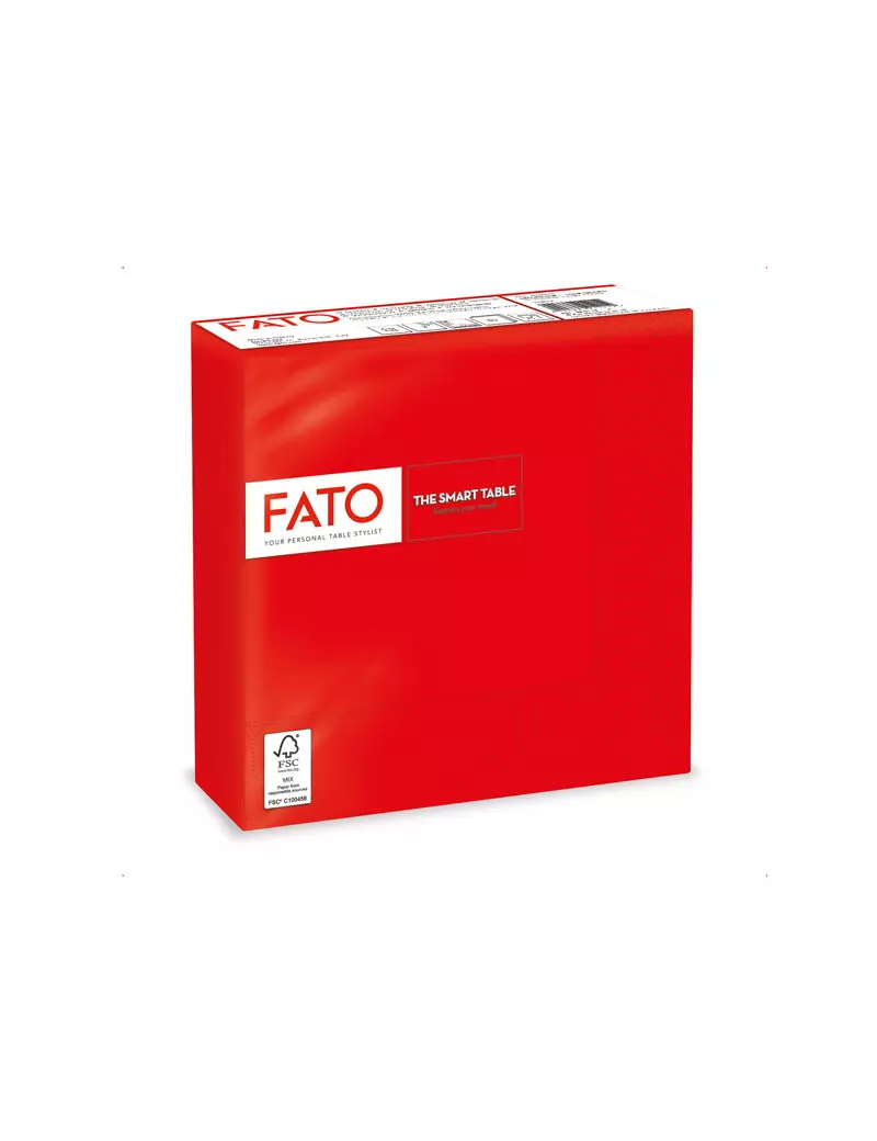 Tovaglioli in Carta Fato - 33x33 cm - 2 Veli - 82621700 (Rosso Conf. 50) Tovaglioli in Carta Fato - 33x33 cm - 2 Veli - 82621700 (Rosso Conf. 50)
