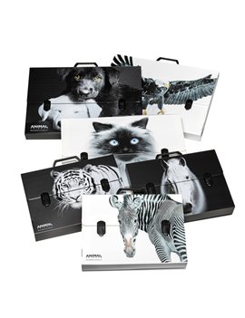 Valigetta in Polionda Animal Friends Ri.Plast - 28x38x5 cm - 6428385200BW (Assortiti)